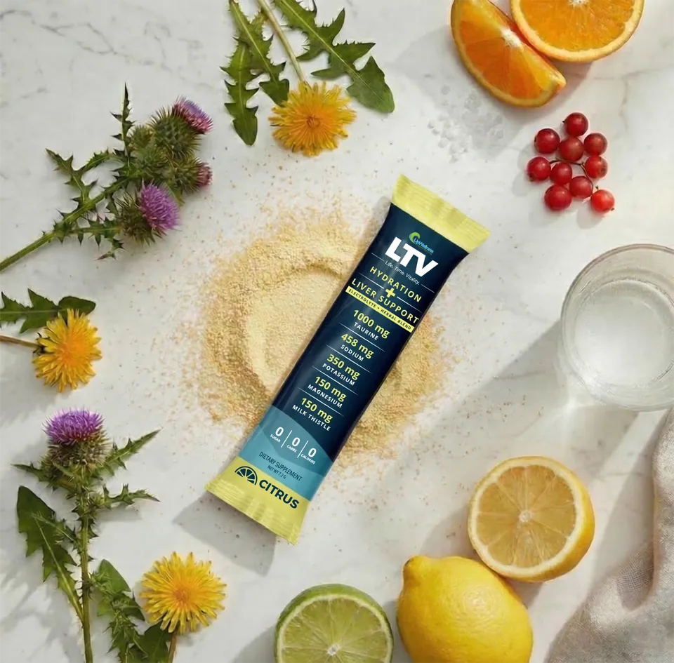 LTV stick pack with fruit and herbs